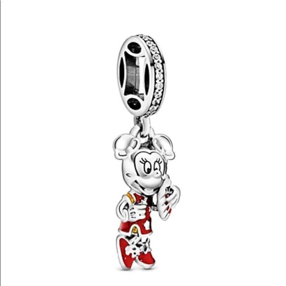 MINNIE MOUSE SILVER CHARM  - Picture 1 of 5